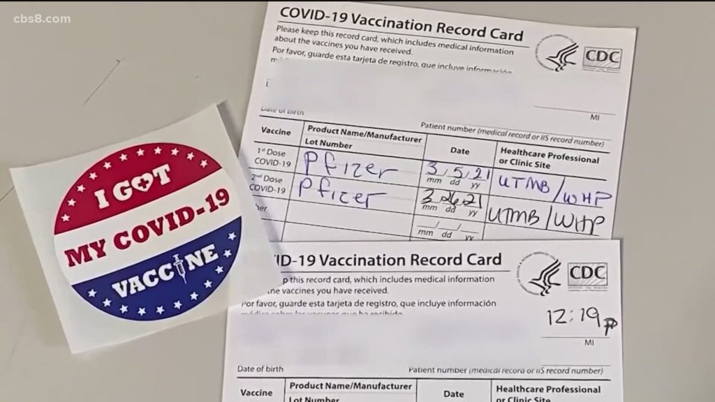 proof of vaccination