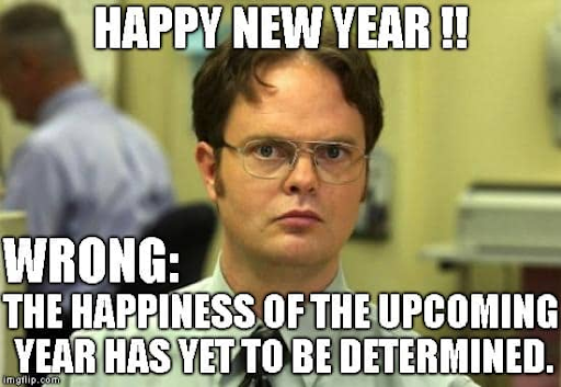 Happy New Year 2022 Memes from the Office Netflix Series