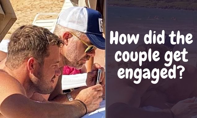 How did the couple get engaged?