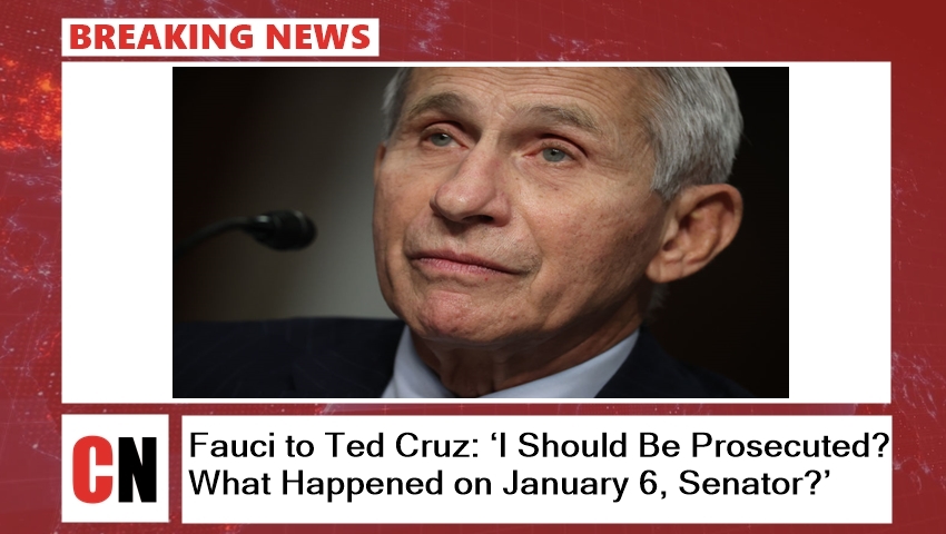 Fauci to Ted Cruz: ‘I Should Be Prosecuted? What Happened on January 6, Senator?’