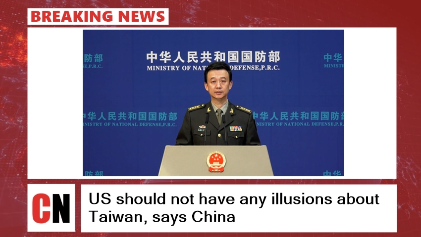 US should not have any illusions about Taiwan, says China