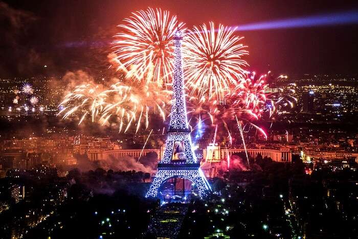 Happy New Year 2022 Celebrations The French capital, Paris
