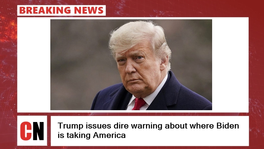 Trump issues dire warning about where Biden is taking America