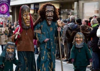 Berchtold's Day Mask Parade and Children Festival in Switzerland
